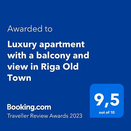 Luxury Apartment With A Balcony And View In Riga Old Town エクステリア 写真